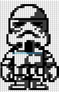 Image result for Pixel Art Star Wars Black and White
