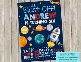 Image result for Outer Space Invitations