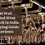 Image result for Wall Mounted Wine Glass Rack Shelf