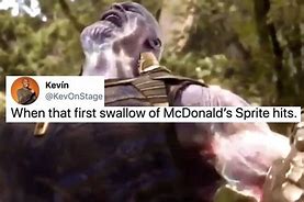 Image result for McDonald's Sprite Static Meme