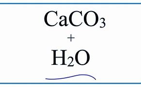 Image result for Calcium Carbonate in Water