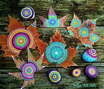 Image result for Leaf Dot Painting Patterns