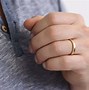 Image result for 8Mm Wedding Band On Hand