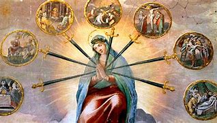 Image result for Virgin Mary with 7 Swords Icon