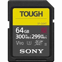 Image result for Sony Tough 64GB