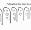 Image result for Treble Fish Hook Size Chart