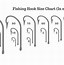 Image result for Fishing Hooks Actual Size