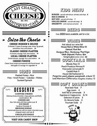 Image result for Last Chance Kersey PA Menu