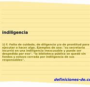 Image result for indiligencia