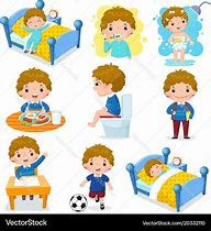 Image result for Kids Routine Actions