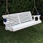 Image result for White Front Porch Swing with Rope