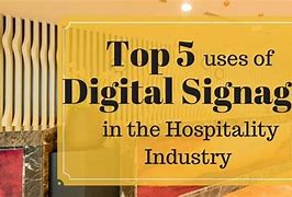 Image result for Hospitality Digital Signage