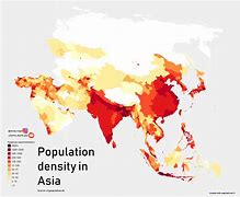 Image result for Asia Population Density