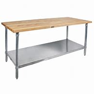 Image result for Work Table with Shelves