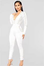 Image result for Fashion Nova White Jumpsuit