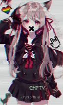 Image result for Glitch Anime Girl PFP