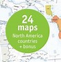 Image result for North America Continent Map Pink