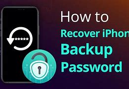Image result for Forgot iPhone Backup Password
