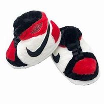 Image result for Air Jordan Slippers Red and White