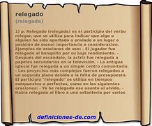 Image result for relegado