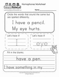Image result for Kindergarten Worksheets Net