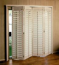 Image result for Folding Shutter Closet Doors