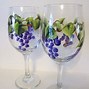 Image result for Hand Painted Wine Glasses Etsy