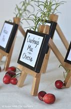 Image result for iPad Diaply Stand Label Sign Buffet
