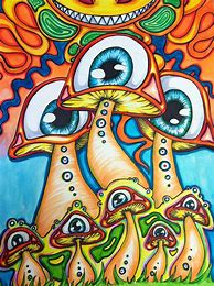 Image result for Hippie Trippy Art Paintings