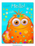 Image result for Hello Greeting Cards