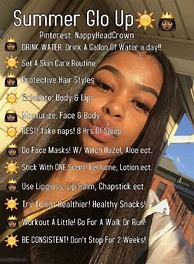 Image result for Summer Glow Up List Printable