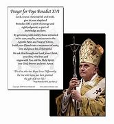 Image result for Prayer for Pope Emeritus Benedict