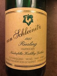 Image result for von Schleinitz Koberner Weissenberg Riesling Spatlese