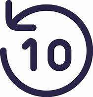 Image result for Backward 10 Seconds Icon