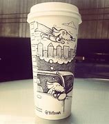 Image result for Starbucks Hot Coffee Cup Cartoon
