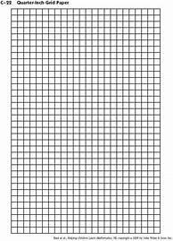 Image result for Free Printable Quarter Inch Grid Paper