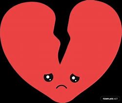 Image result for Sad Broken Heart Clip Art