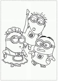 Image result for Easy Despicable Me Coloring Pages