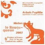 Image result for Philippe Bornard Arbois Pupillin Melon Rouge queue