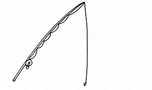 Image result for Fishing Rod Drawing