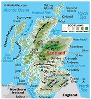 Image result for Topographic Map of Scotland