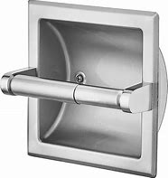 Image result for Double Roll Recessed Toilet Paper Holder