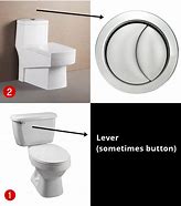 Image result for Button Toilet Flush Parts with Lift