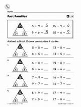 Image result for Fact Families Worksheet 2nd Grade