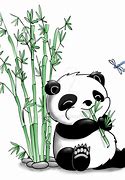 Image result for Anime Panda Eating Bamboo