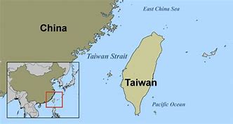 Image result for East Asia Map Taiwan Strait