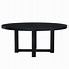 Image result for Large Black Round Dining Table