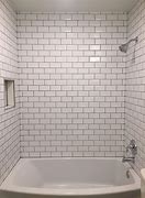 Image result for White Gloss Tiles with Grey Grout