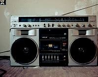 Image result for Vintage TV Radio Boombox