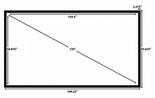 Image result for 120 Inch Screen Dimensions 16 9